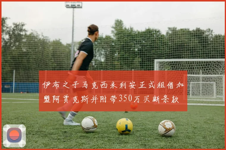 伊布之子马克西米利安正式租借加盟阿贾克斯并附带350万买断条款