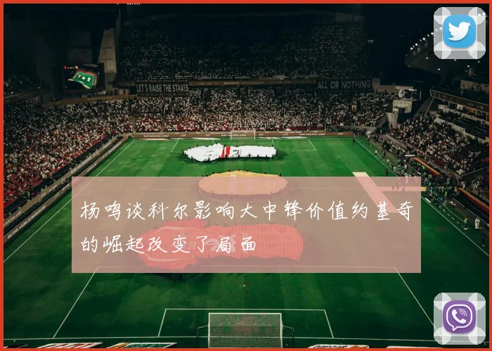 杨鸣谈科尔影响大中锋价值约基奇的崛起改变了局面